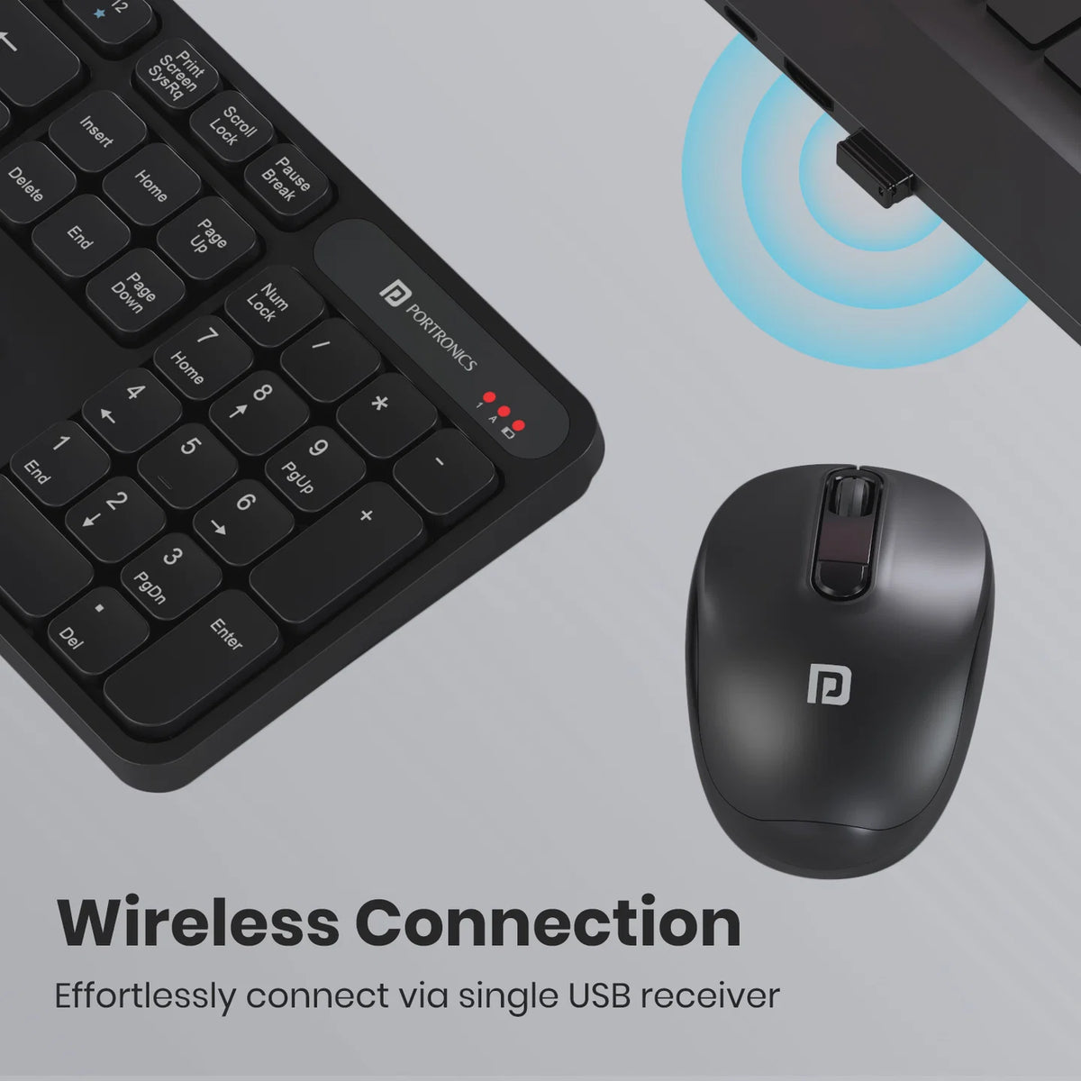 Key8 Combo AI Wireless Keyboard Mouse