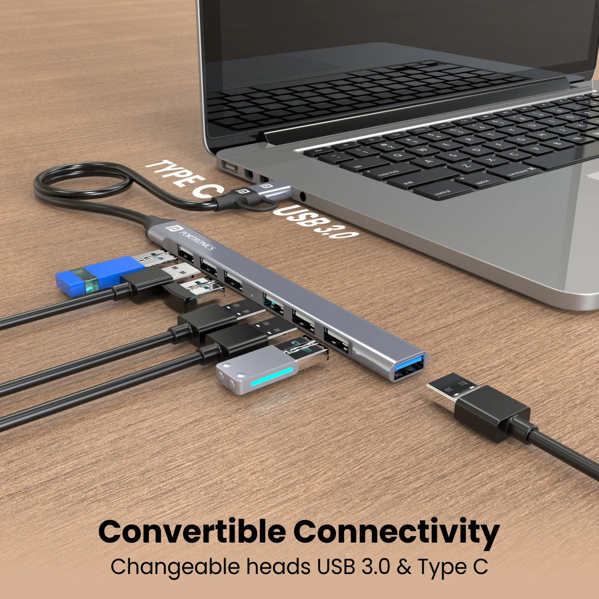 Mport 7 7-in-1 USB-C Hub