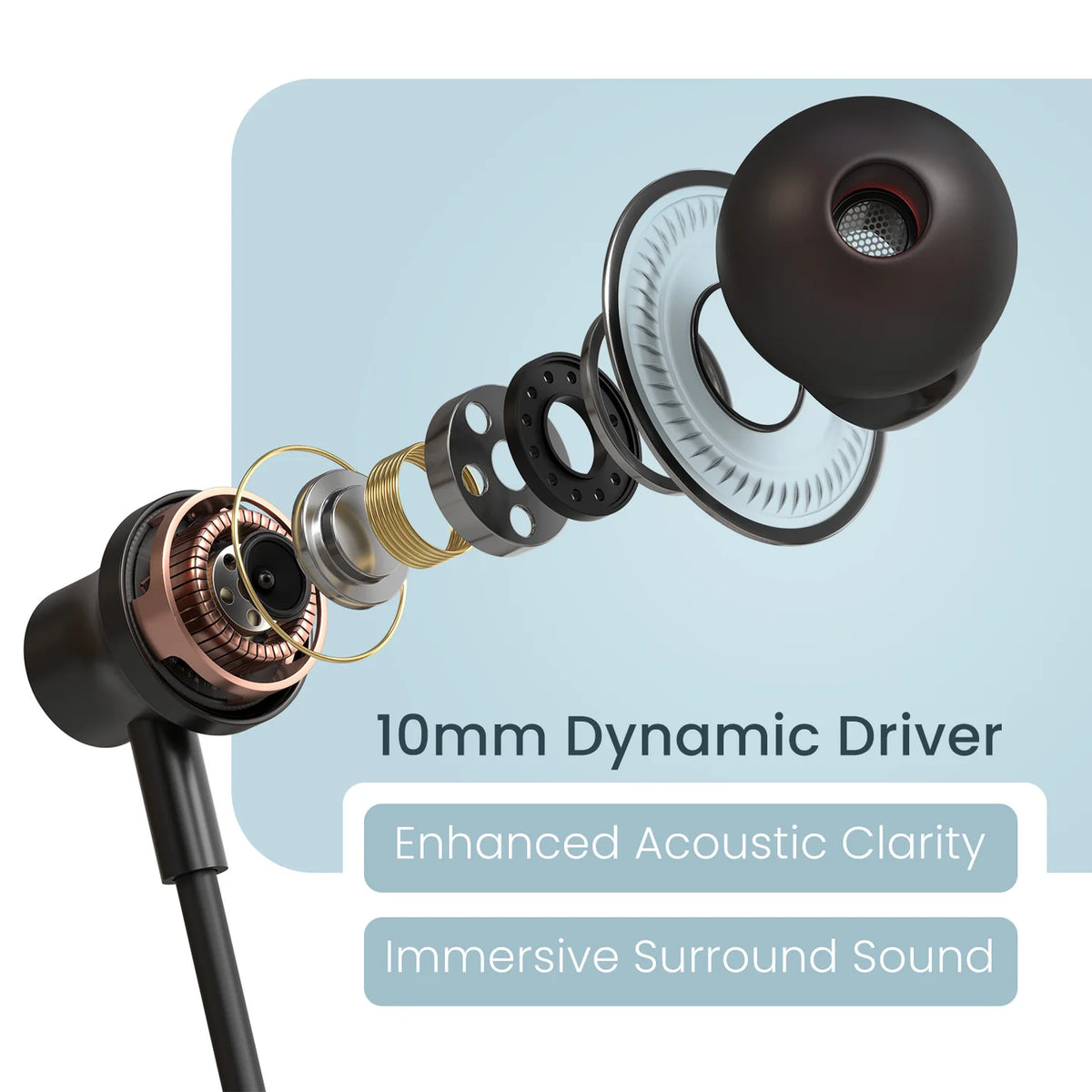 Harmonics Y5 Wireless Clip Earphone