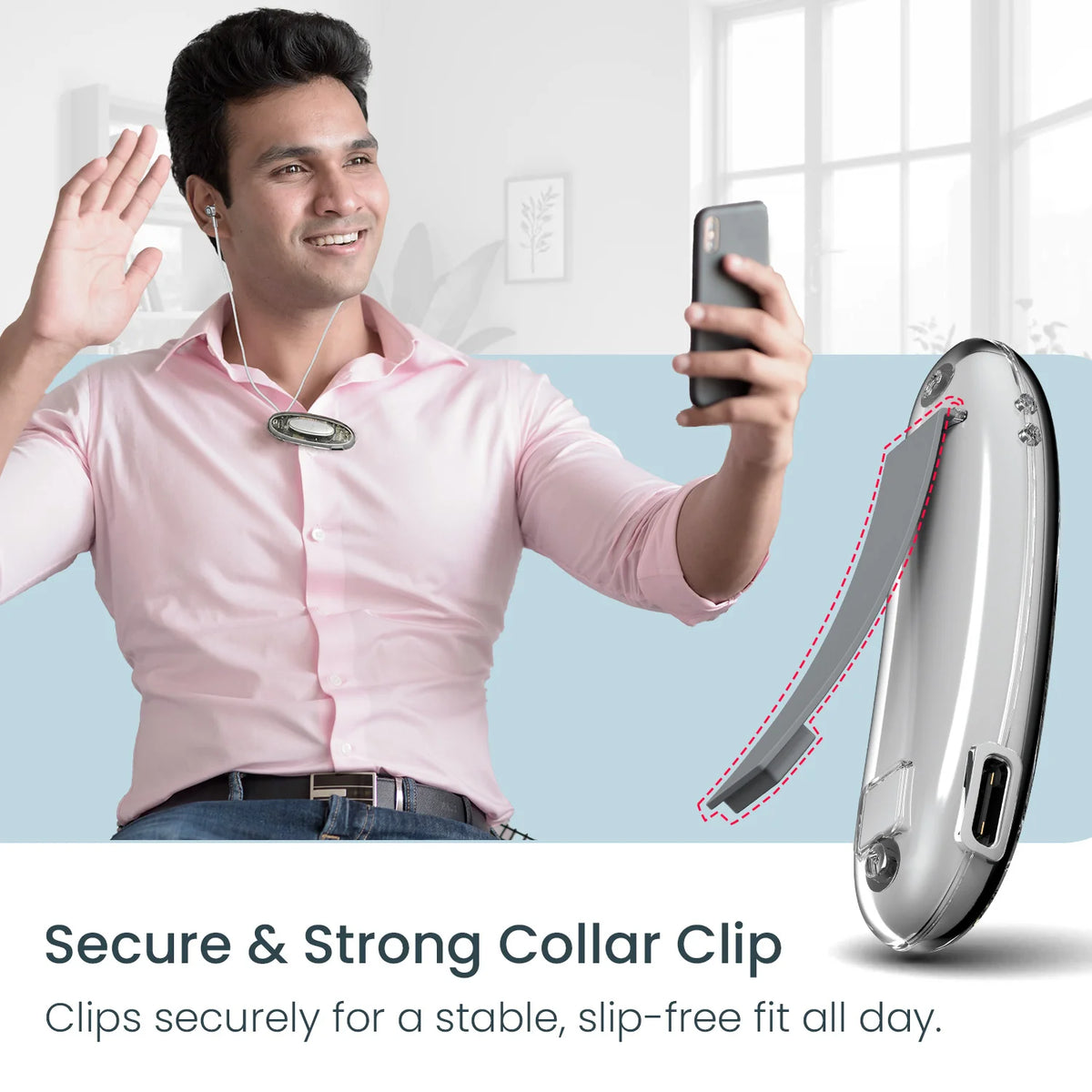 Harmonics Y5 Wireless Clip Earphone