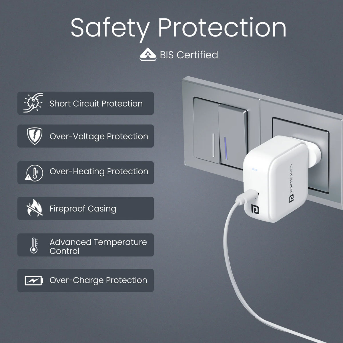 Adapto 65C 65W GaN Type-C Charger