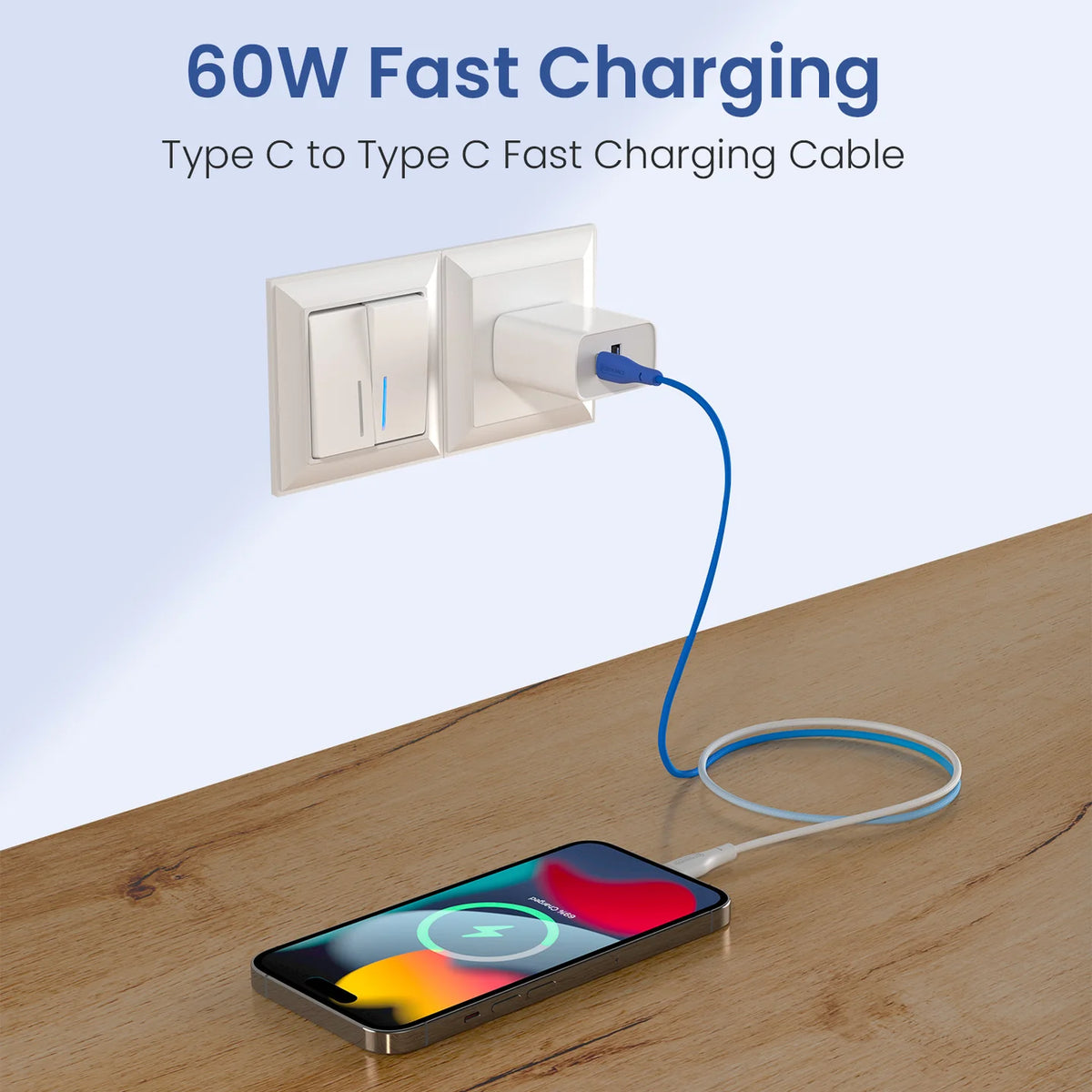 Hue X Type C to Type C 60W Cable