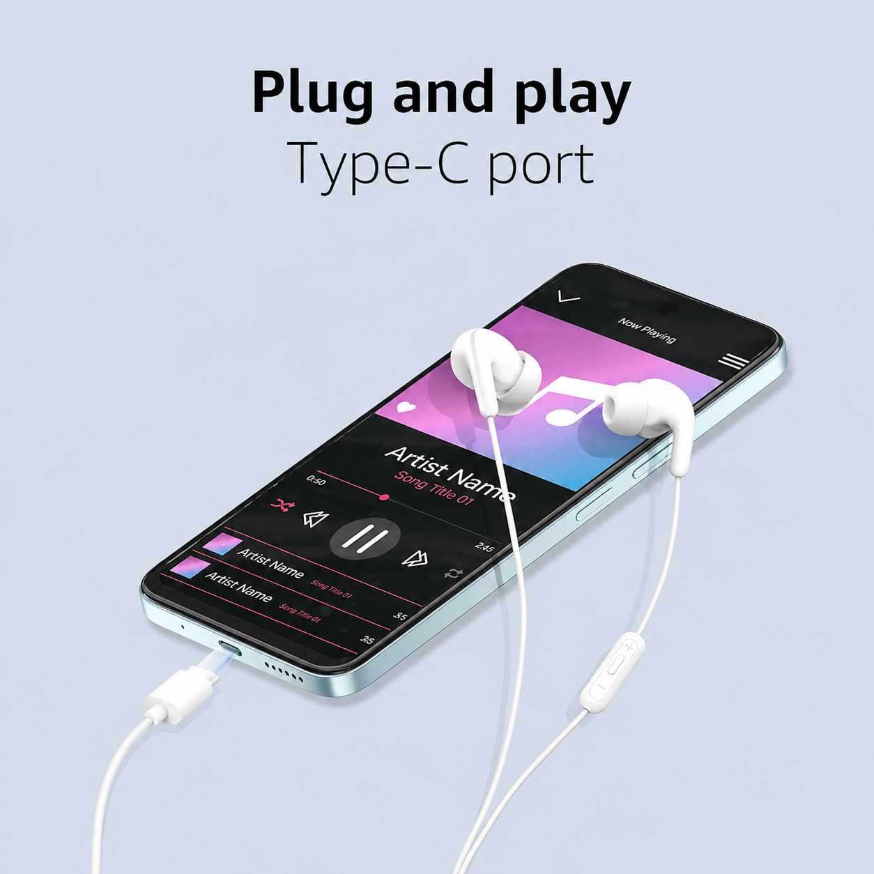 Type-C Wired In-Ear Earphone