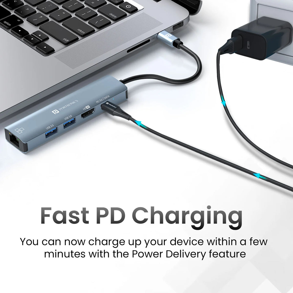 Mport 51 5-in-1 USB-C Hub