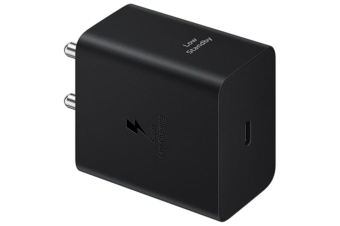 45W Super Fast Power Adapter with USB Cable #color_black