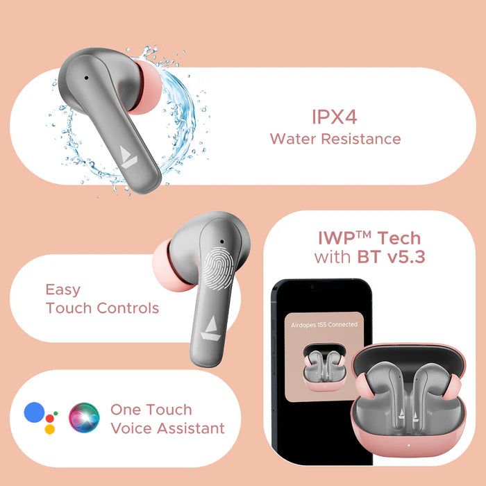 Airdopes 155 Wireless Earbuds