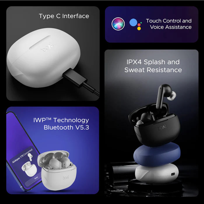 Airdopes 170 ANC Wireless Earbuds
