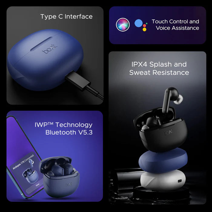 Airdopes 170 ANC Wireless Earbuds