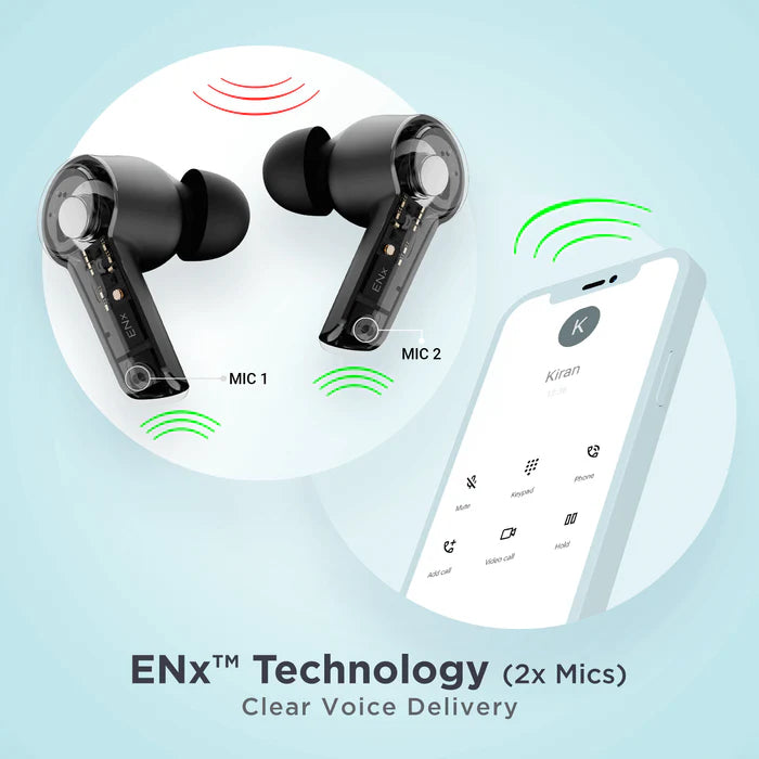 Airdopes 411 ANC Wireless Earbuds #color_black