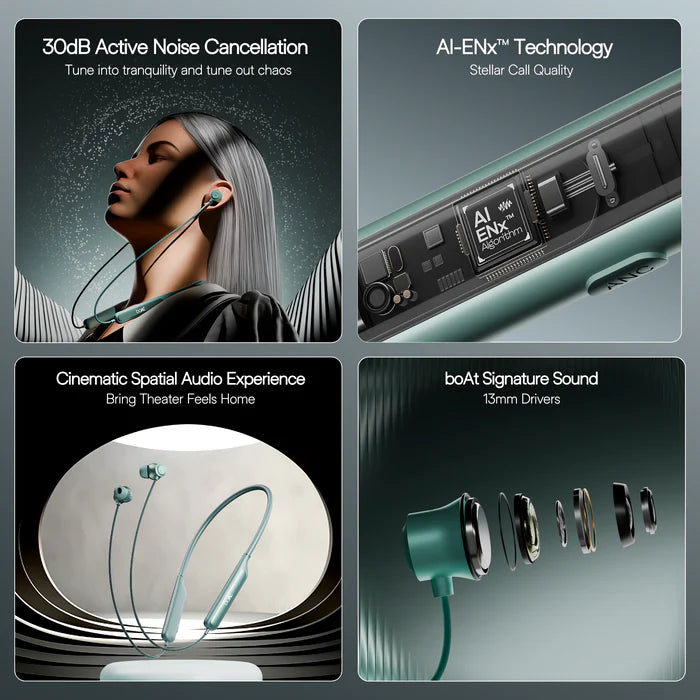 Rockerz 210 ANC Magnetic Neckband