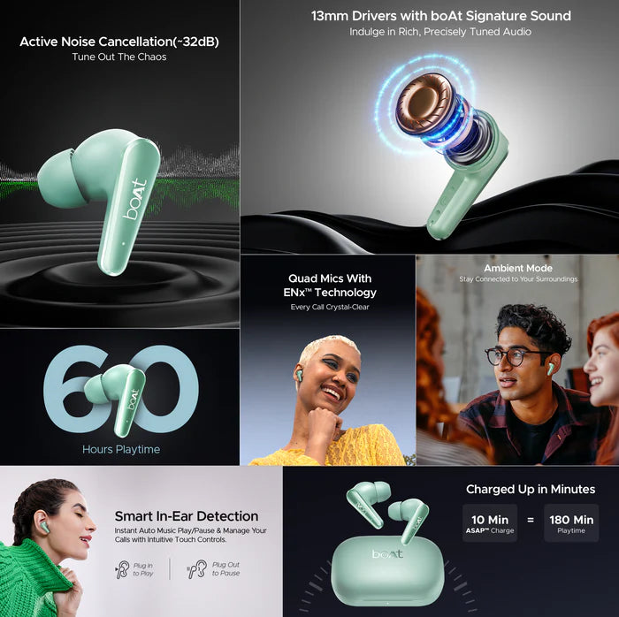 Airdopes 280 ANC Wireless Earbuds