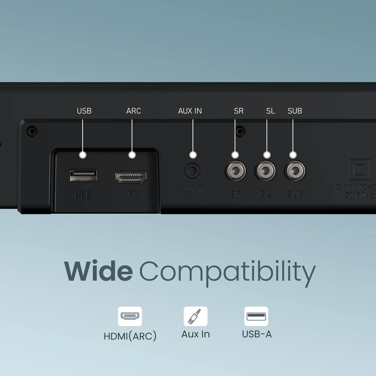 Pure Sound Pro X2 2.1 Channel Soundbar