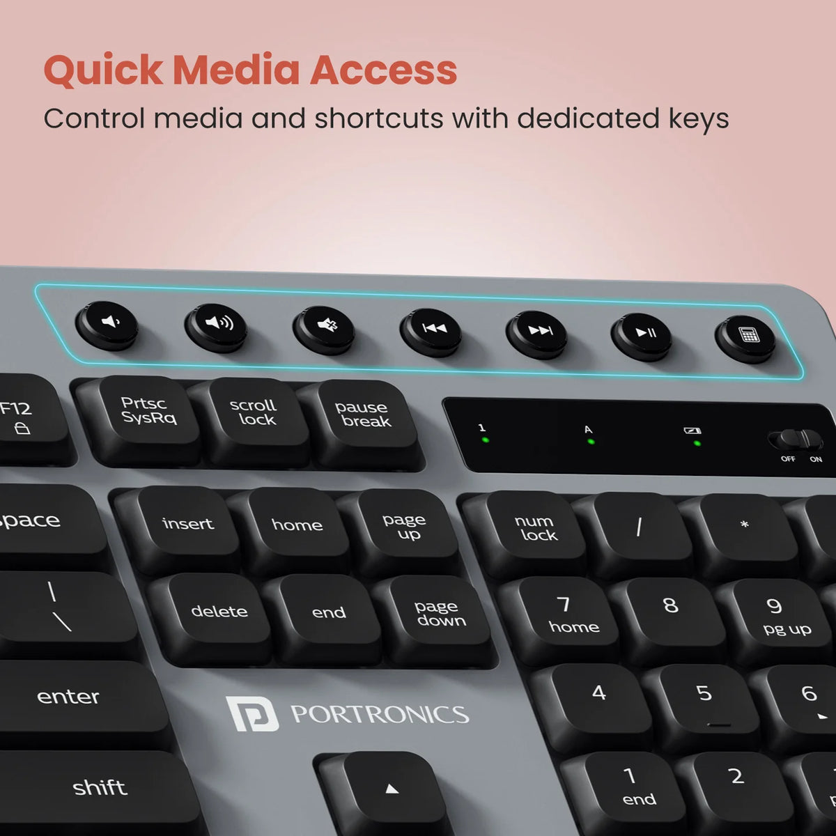 Key10 Wireless Keyboard Mouse