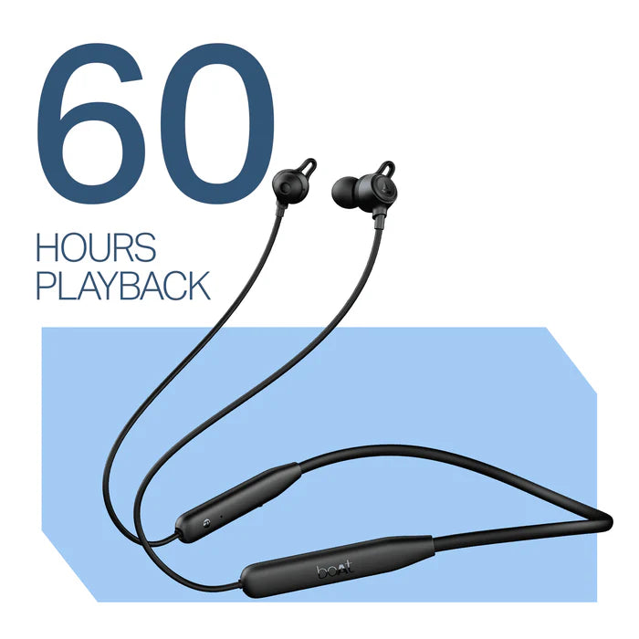 Rockerz 200 Magnetic Neckband #color_active-black