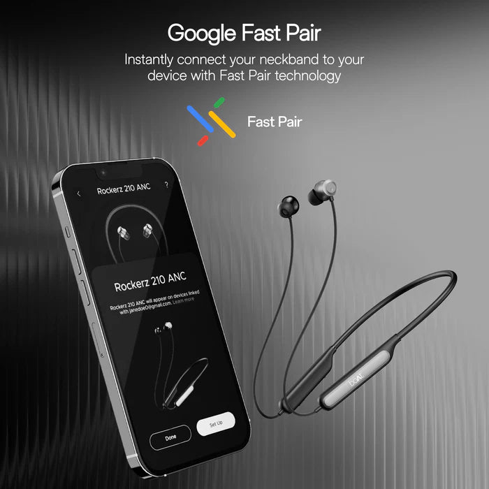 Rockerz 210 ANC Magnetic Neckband