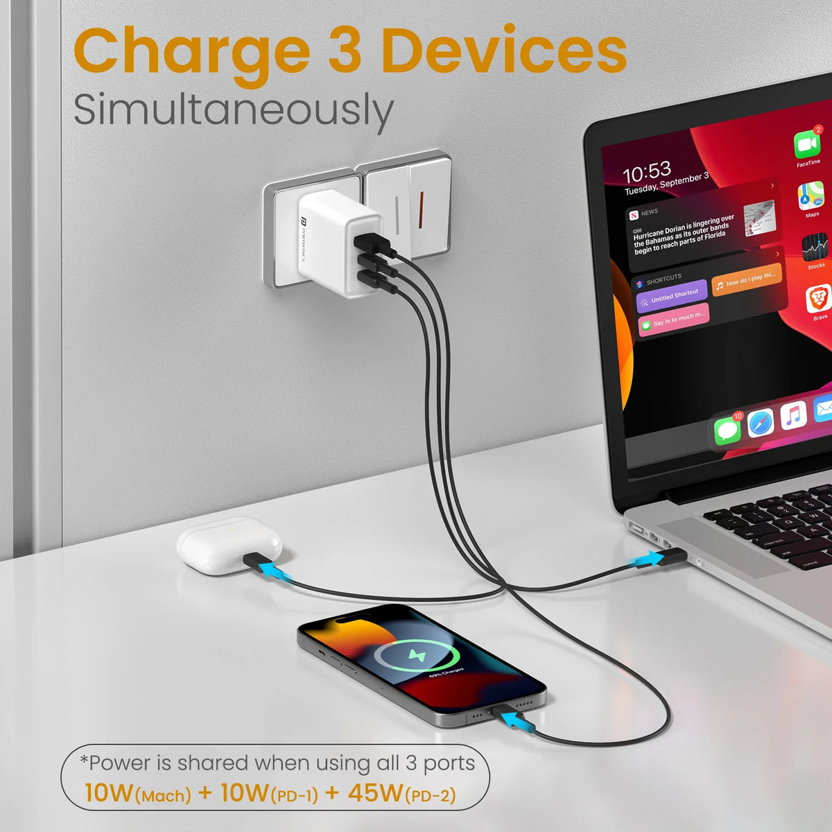 Adapto 65M 65W GaN Fast Charger