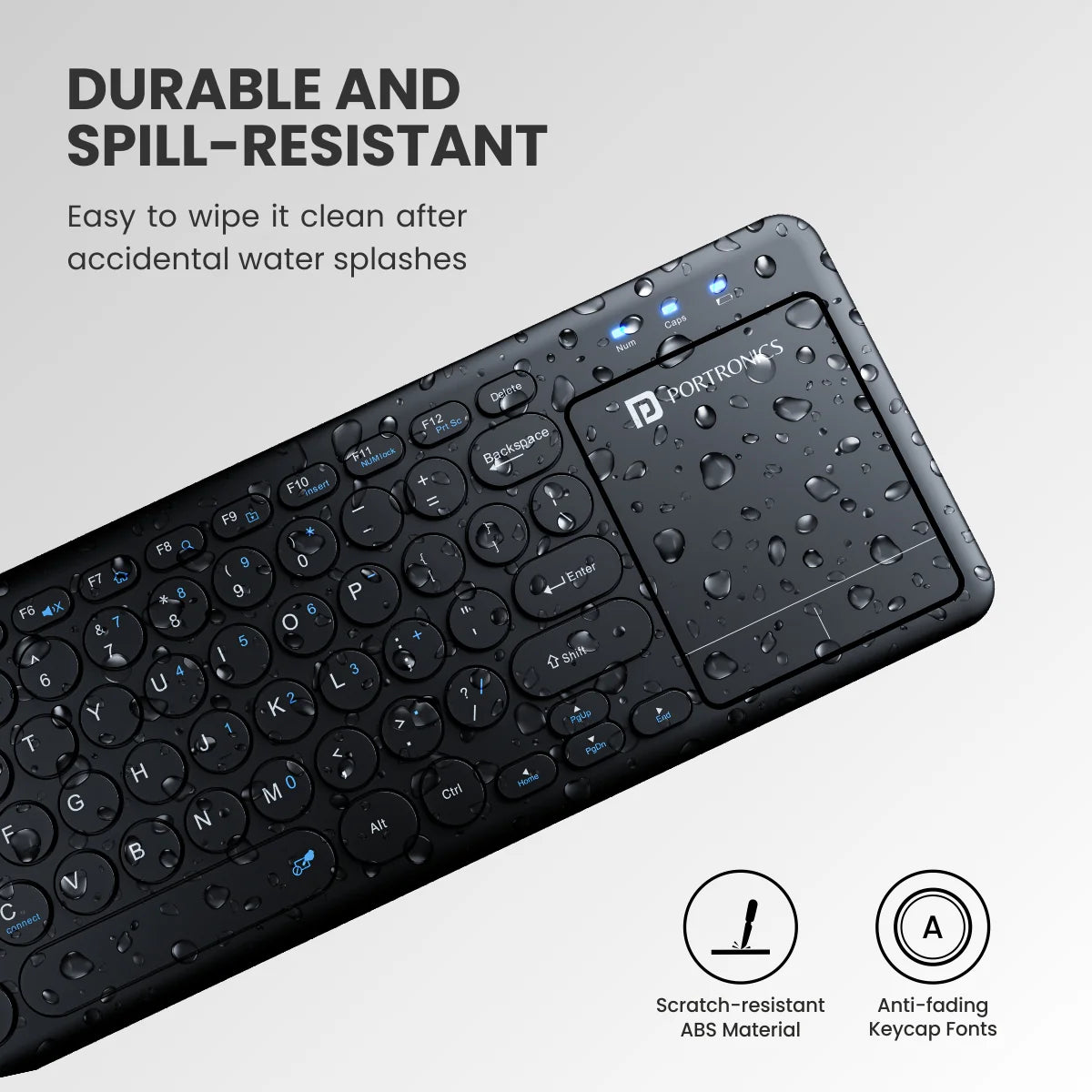 Bubble Pro Wireless Keyboard Touchpad