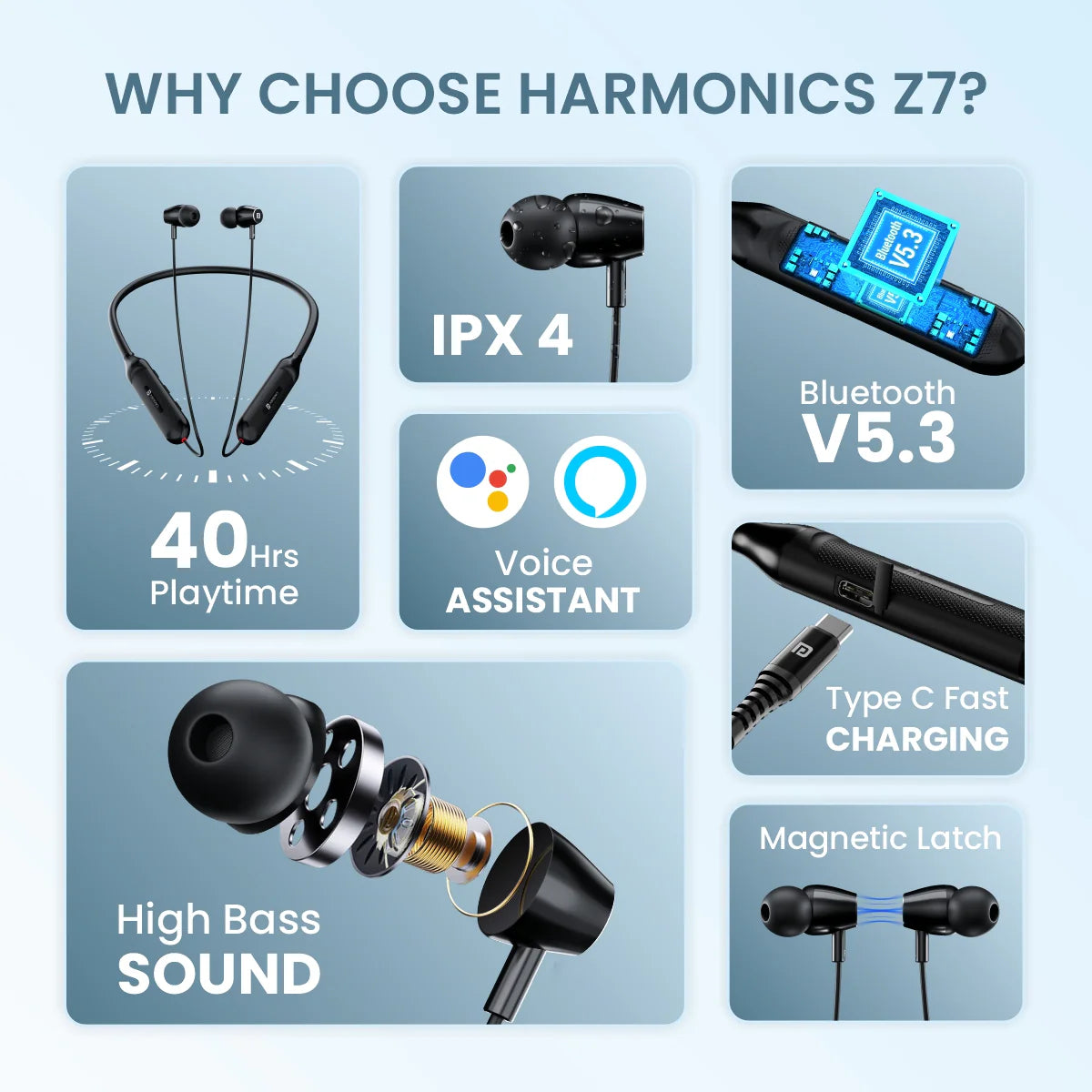 Harmonics Z7 Wireless Neckband
