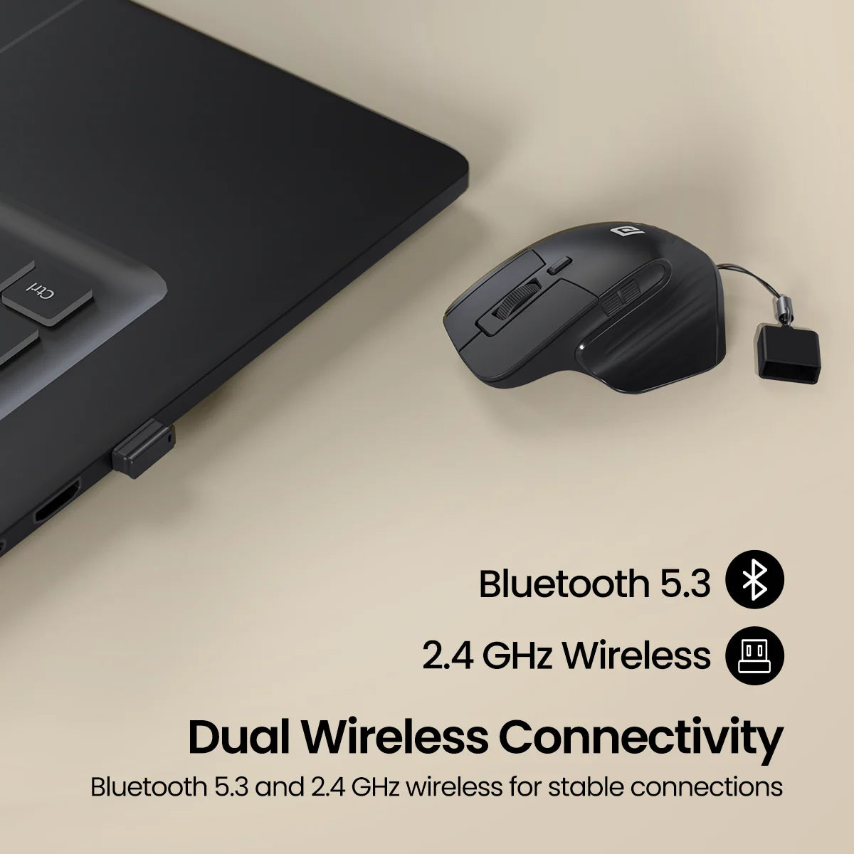 Toad Mino Compact Wireless Optical Mouse