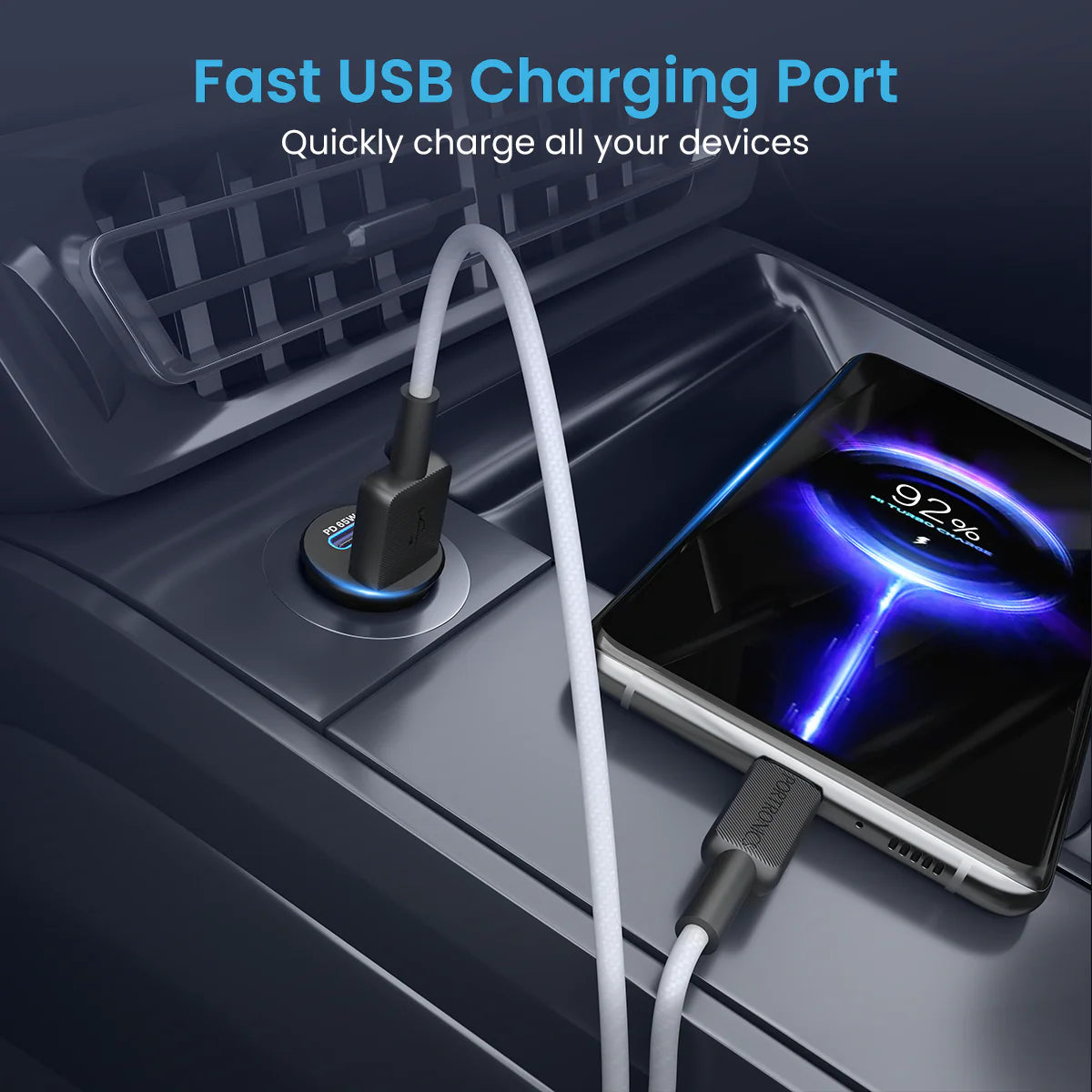 Car Power 65 Car Charger