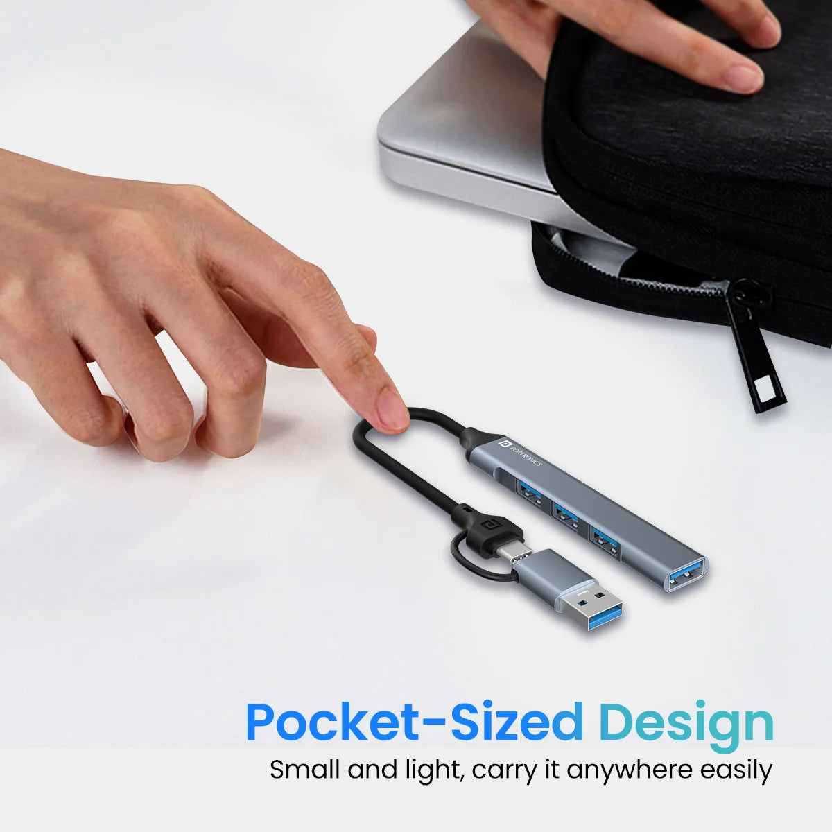 Mport 31 Pro 4-in-1 USB Hub