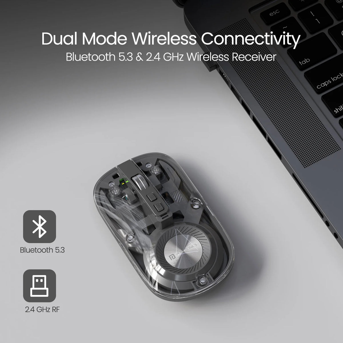 Toad 8 Transparent Wireless Optical Mouse