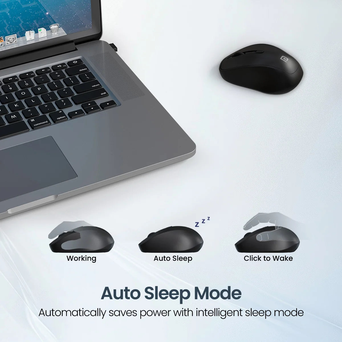 Toad 34 Ergonomic Wireless Optical Mouse
