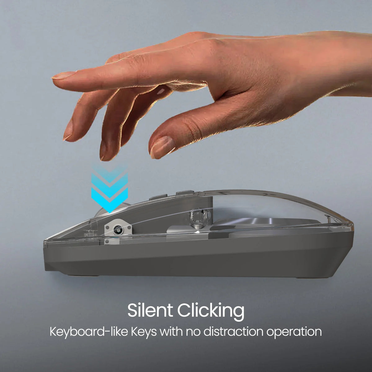 Toad 8 Transparent Wireless Optical Mouse