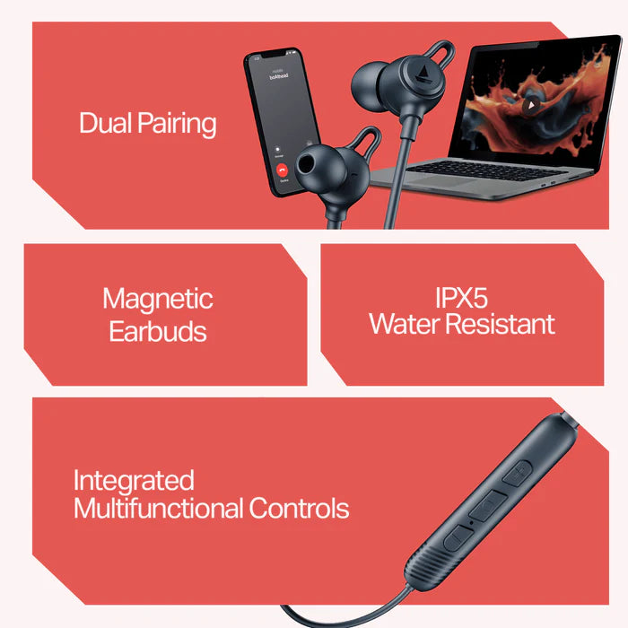 Rockerz Strive Magnetic Neckband