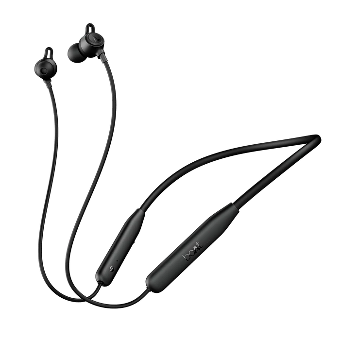 Rockerz 200 Magnetic Neckband #color_active-black