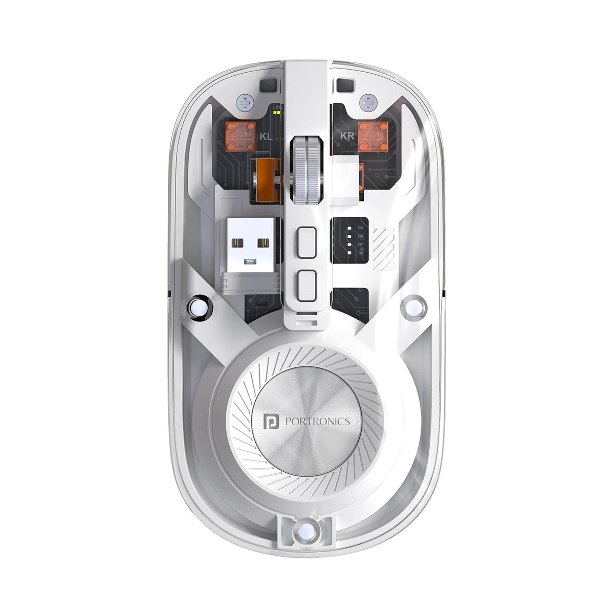 Toad 8 Transparent Wireless Optical Mouse
