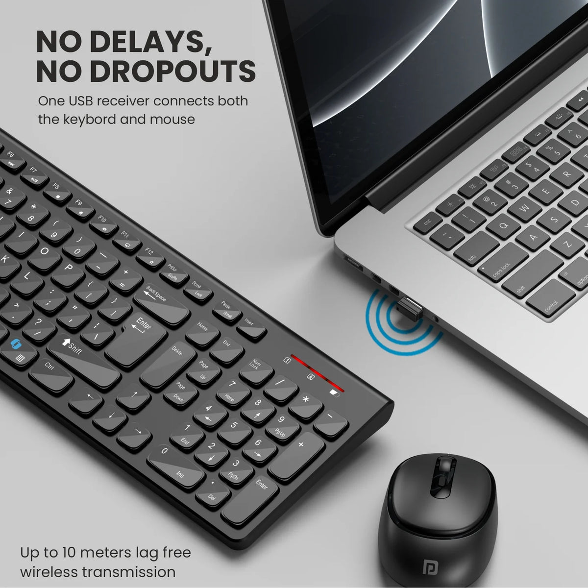 Key7 Combo AI Wireless Keyboard Mouse