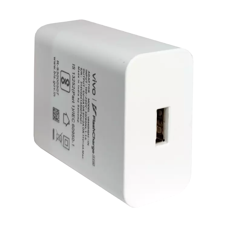 44W FlashCharge USB-A Power Adapter #color_white