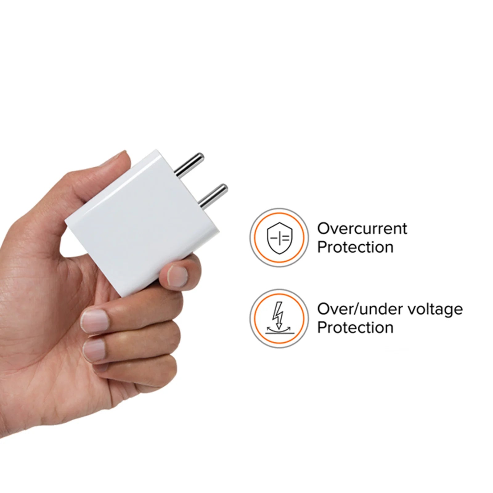 33W SonicCharge Power Adapter with USB Cable #color_white