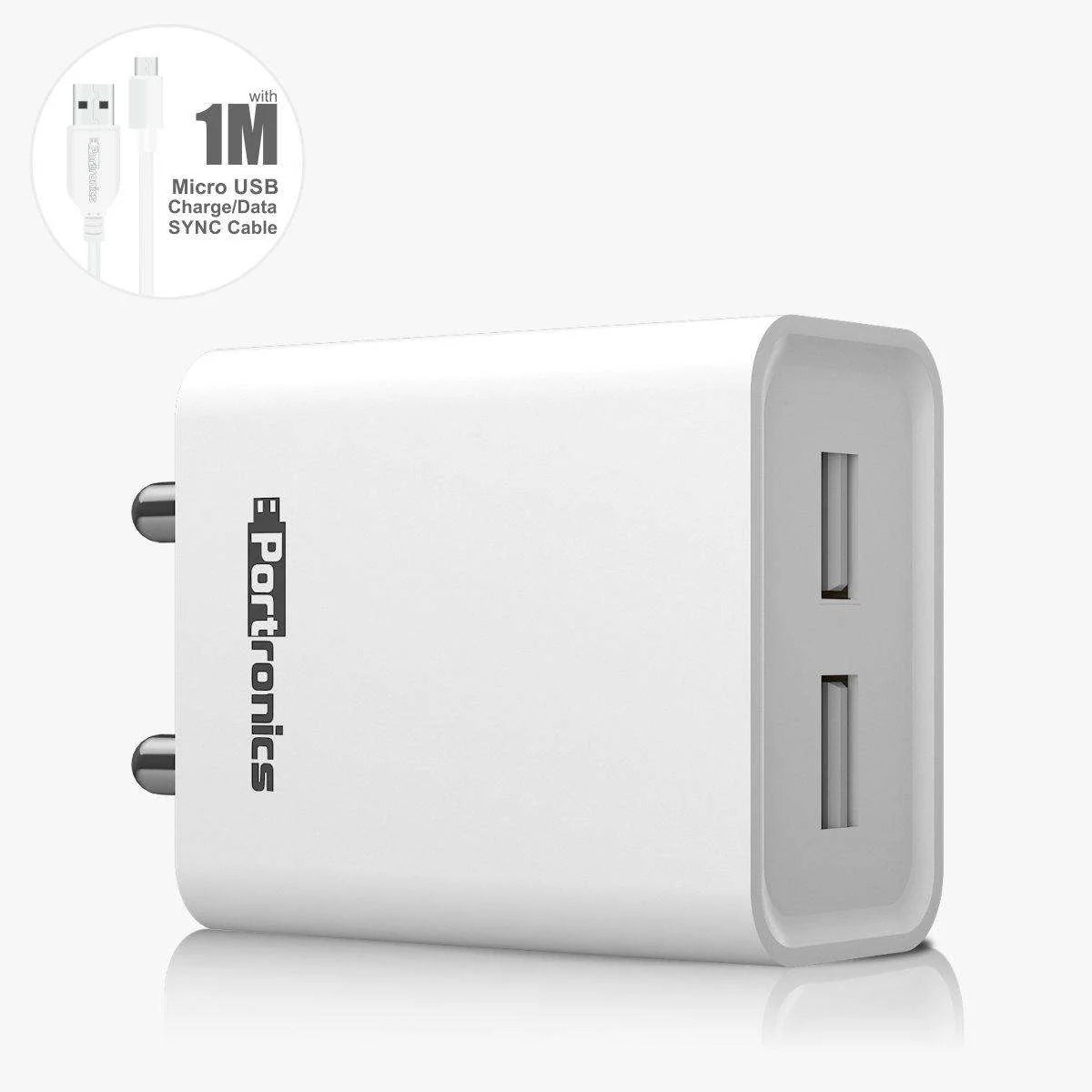 Adapto 66 2.4A Dual USB Charger