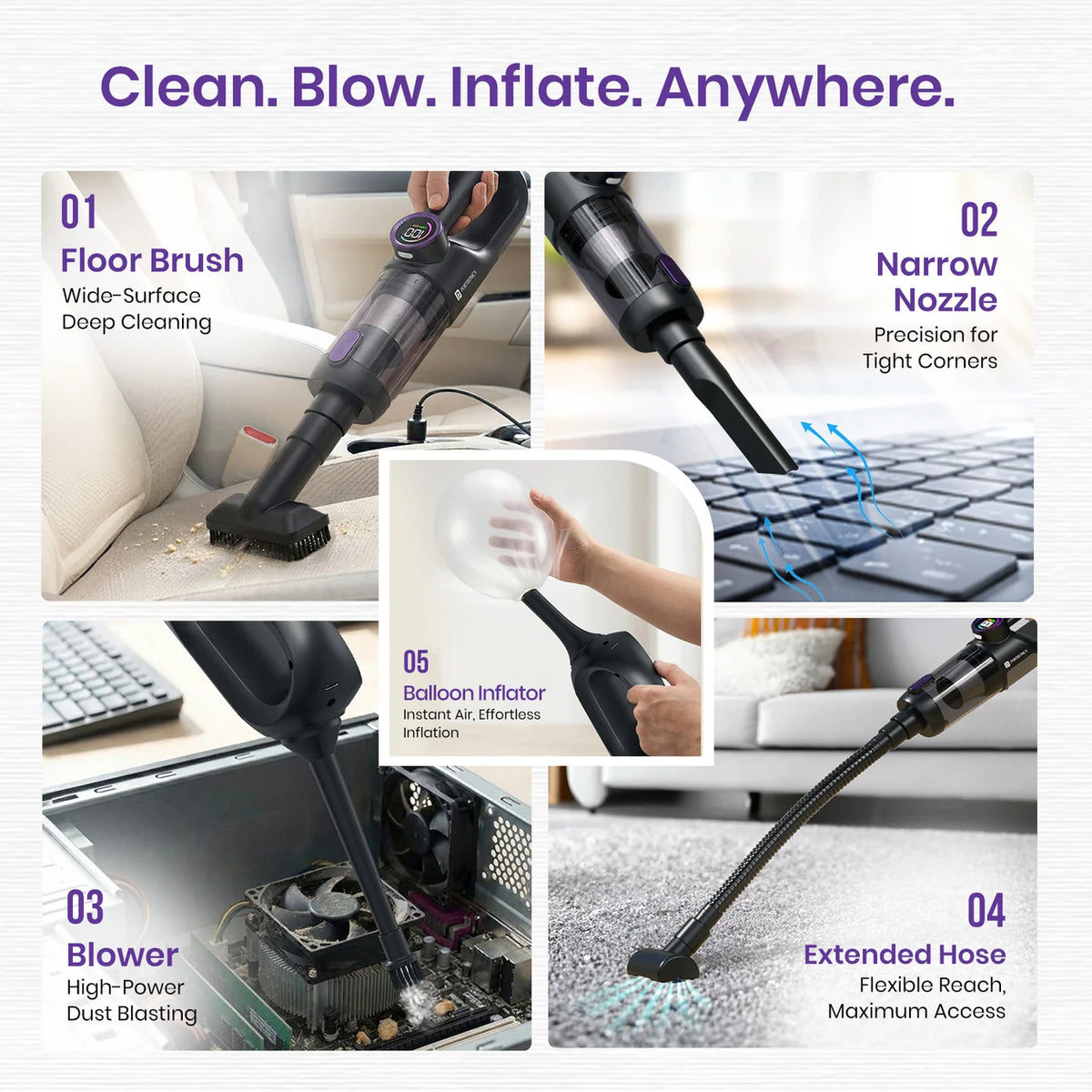 2-in-1 Cordless Vacuum Cleaner MopCop Prime