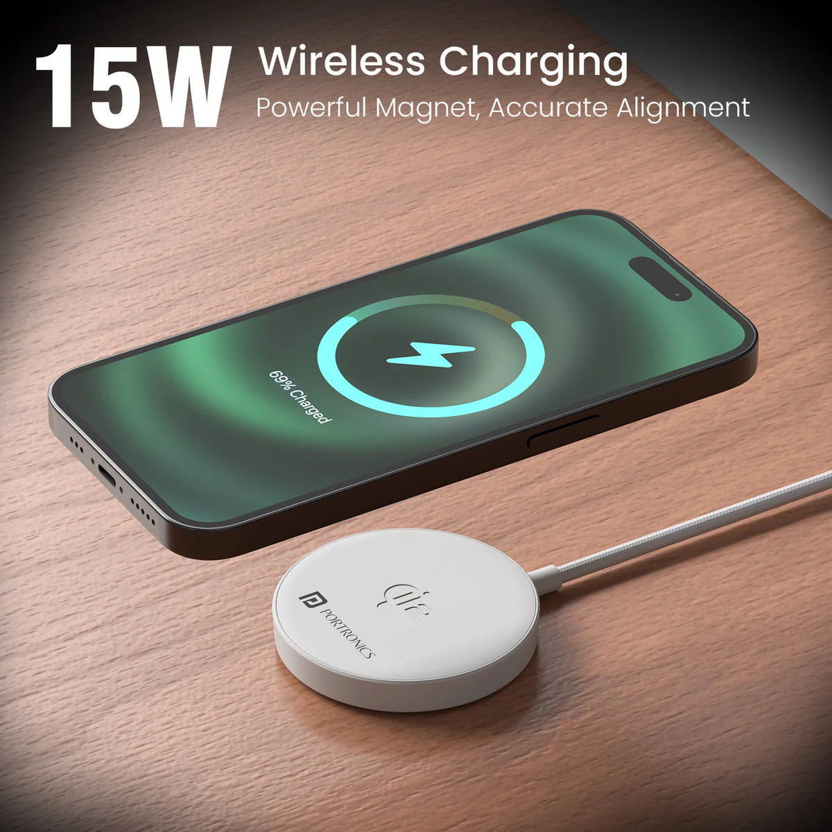 Quikk 15W Qi2 Magnetic Wireless Charger