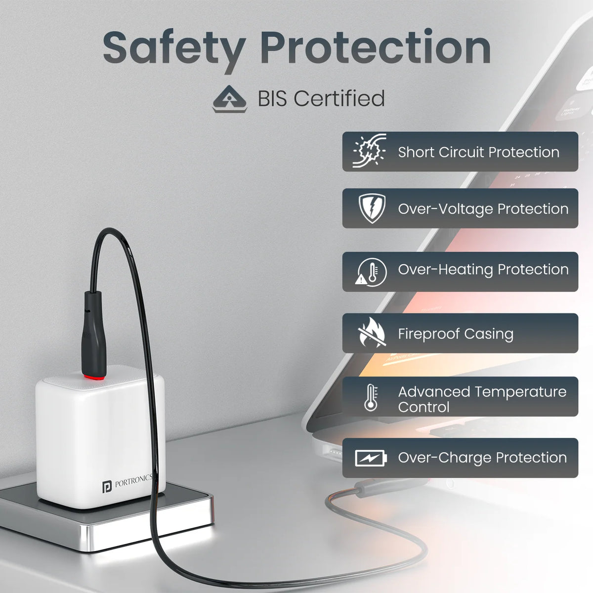 Adapto 40AVS 40W GaN Type-C Charger