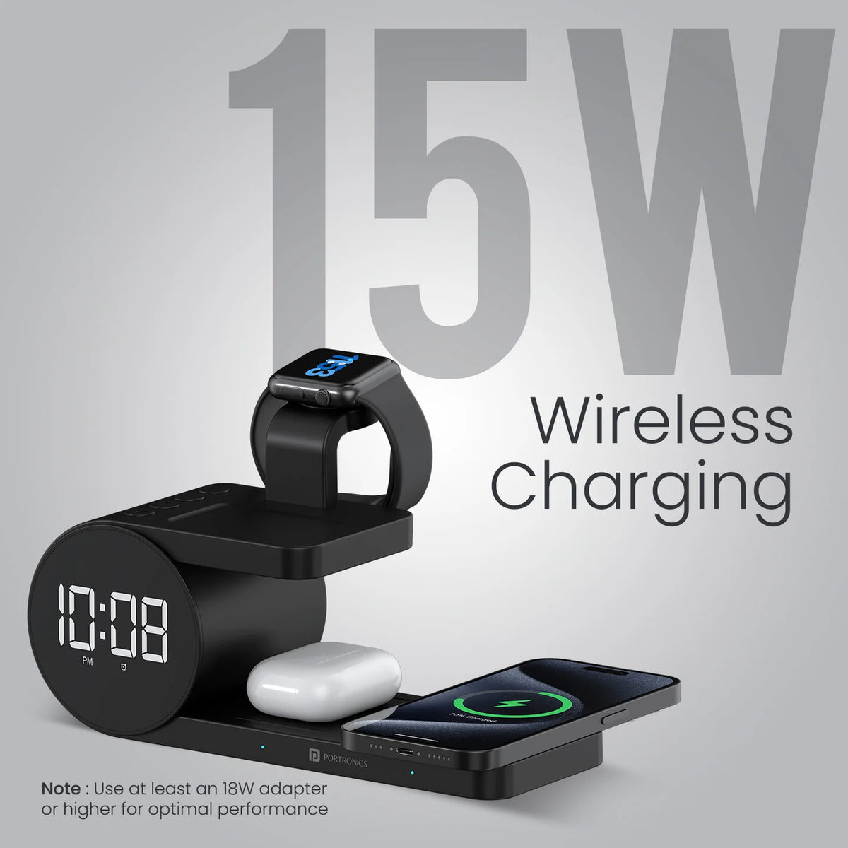 Freedom 6 15W 5-in-1 Wireless Charging Station