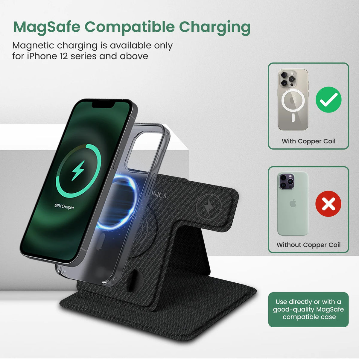 Freedom Fold 3 15W 3-in-1 Wireless Charger