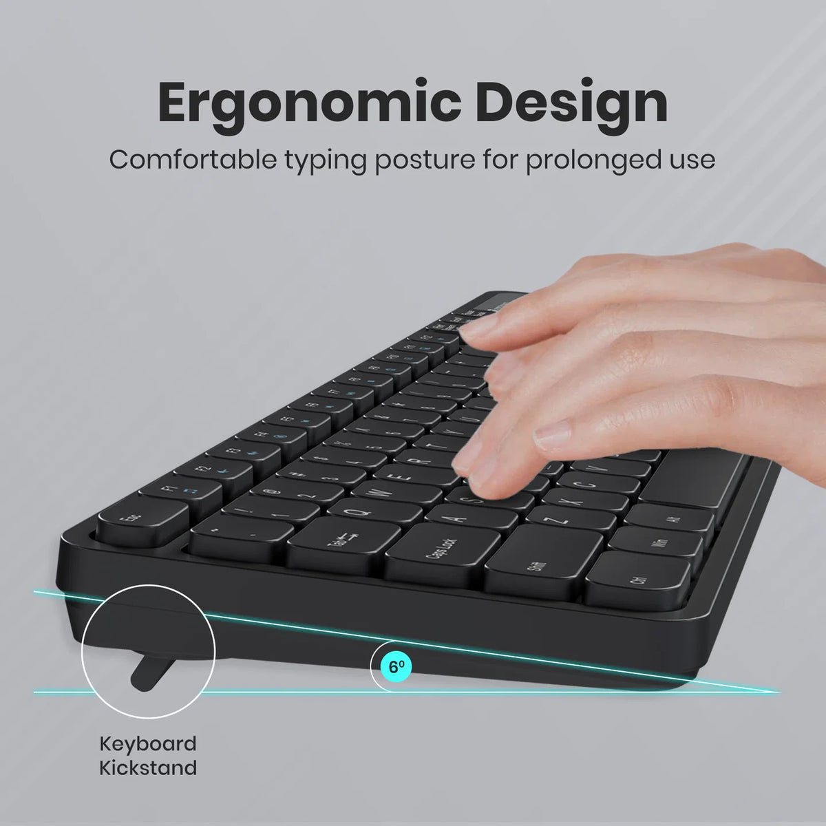 Key8 Combo AI Wireless Keyboard Mouse