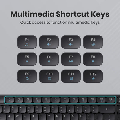 Key8 Combo AI Wireless Keyboard Mouse