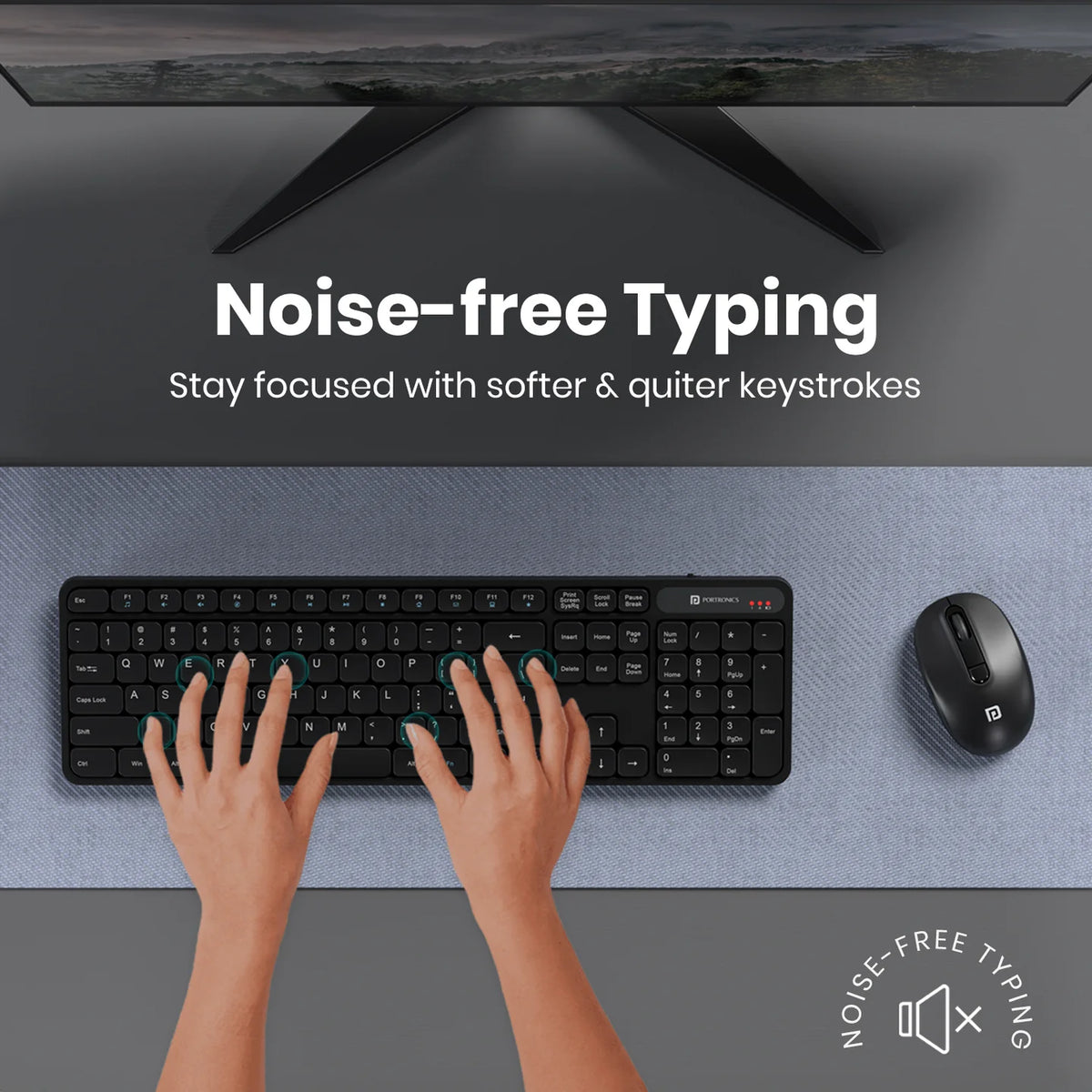 Key8 Combo AI Wireless Keyboard Mouse
