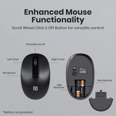 Key8 Combo AI Wireless Keyboard Mouse