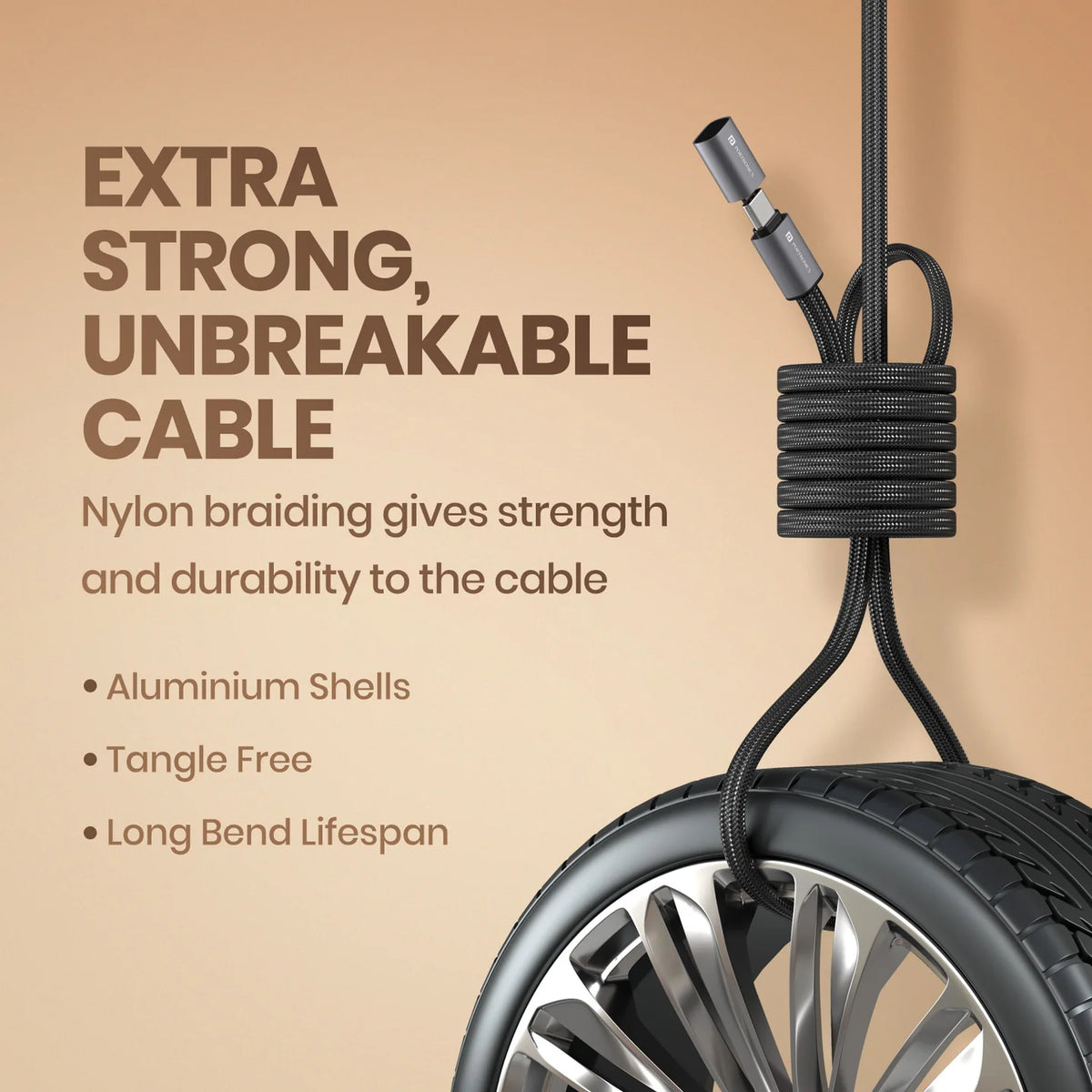 SafeLink Type C to Type C 60W Cable
