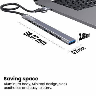 Mport 7 7-in-1 USB-C Hub