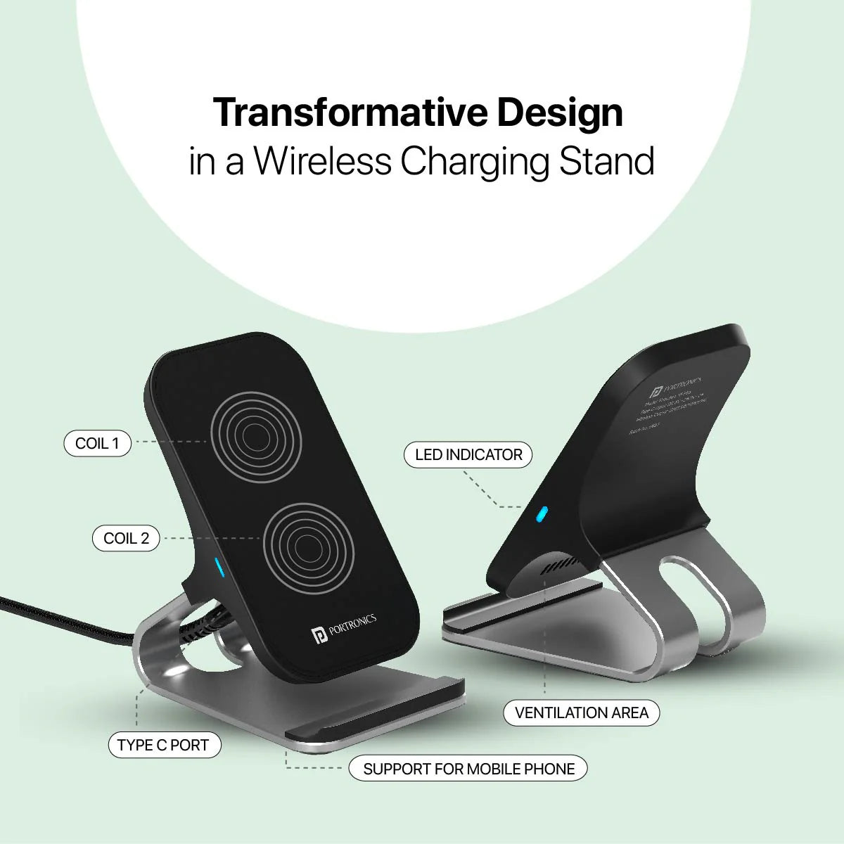 Freedom 15 Plus Wireless Charging Stand