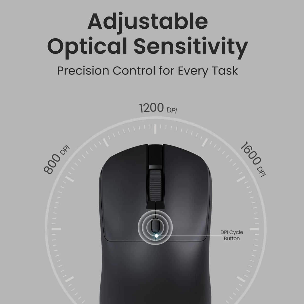 Toad 33 Ergonomic Wireless Optical Mouse