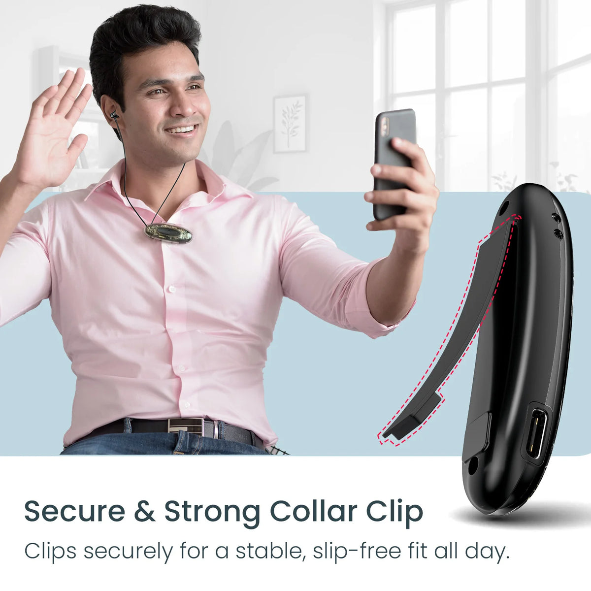 Harmonics Y5 Wireless Clip Earphone