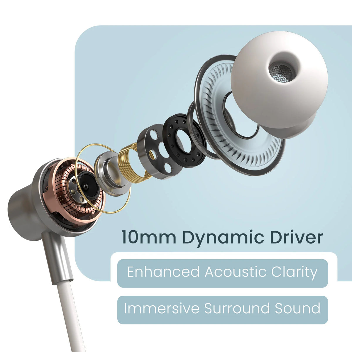 Harmonics Y5 Wireless Clip Earphone